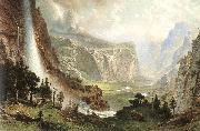 Albert Bierstadt The Domes of the Yosemites oil painting